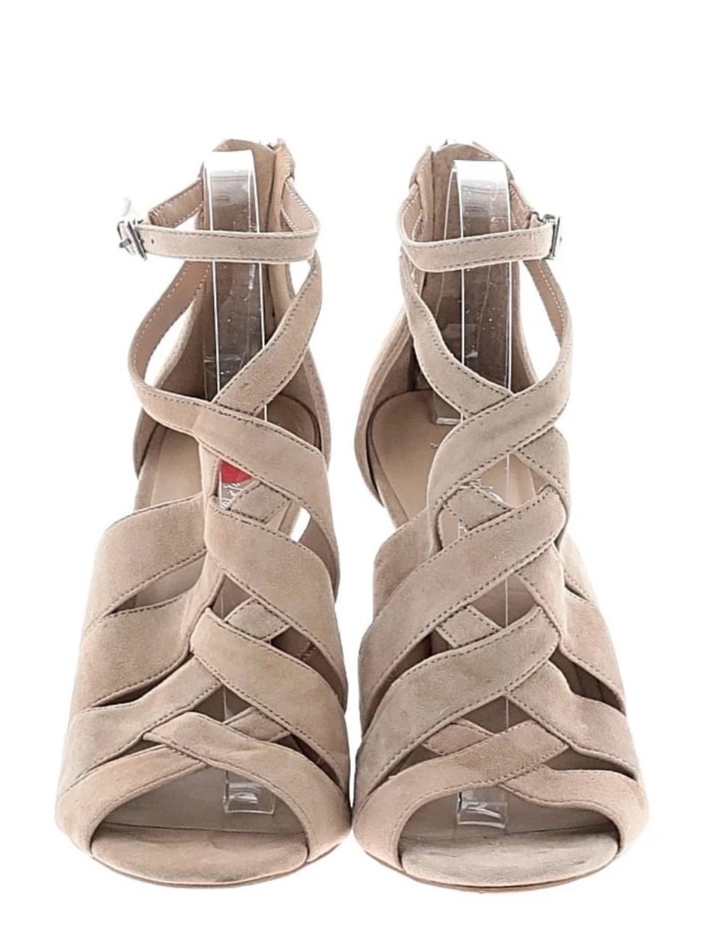 New Lord and Taylor Nude Suede pumps Size 9